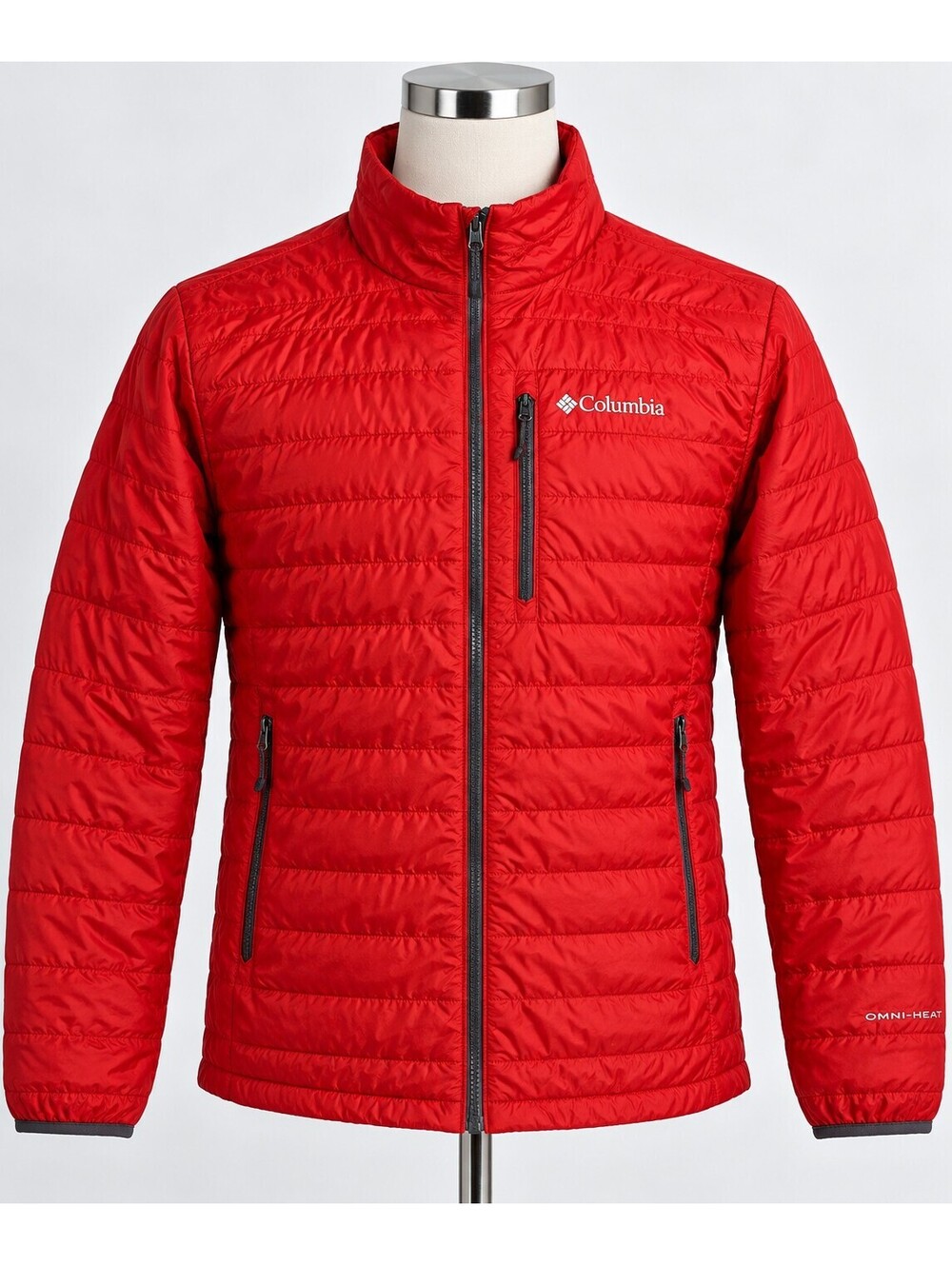 Columbia Omni-Heat Red Interchange Insulated Jacket Men's L